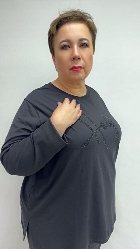 Блуза 611-09 черная