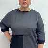 Блуза 533 серый